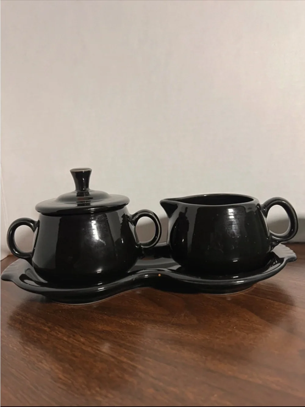 Fiesta set -Sugar and Creamer Set with Tray - Home Kitchen